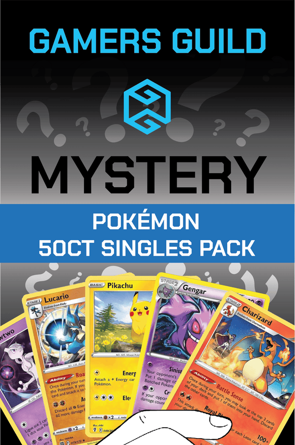 buy pokemon card singles Mystery Pokémon TCG 50ct Singles Pack – Gamers Guild AZ