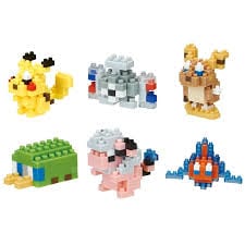 Gamers Guild AZ Nanoblock Electric Set 1 Blind Box - Nanoblock Pokemon Mini Series AGD