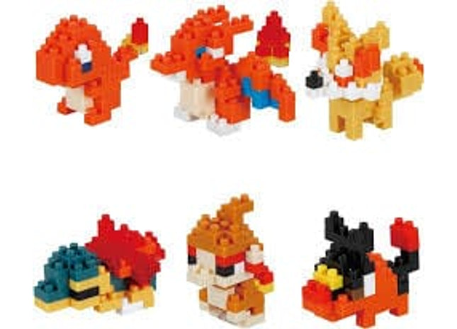 Gamers Guild AZ Nanoblock Fire Set 1 Blind Box - Nanoblock Pokemon Mini Series AGD
