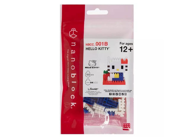 Gamers Guild AZ Nanoblock Nanoblock: Sanrio Series - Hello Kitty Ver 2. HobbyTyme
