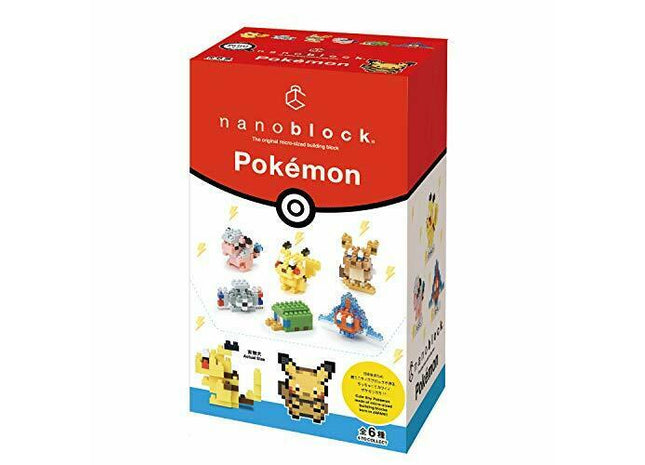 Gamers Guild AZ Nanoblock Type Electric Set of Six Nanoblock Pokemon Series - Black Friday Discontinue