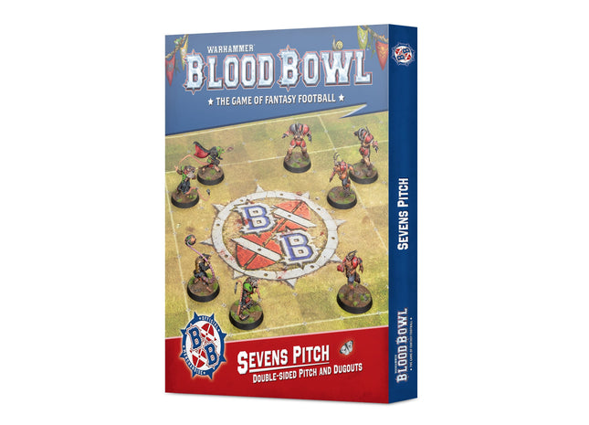 Gamers Guild AZ Necromunda Blood Bowl: Sevens Pitch - Double-Sided Pitch & Dugouts (Pre-Order) Games-Workshop