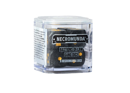 Gamers Guild AZ Necromunda Necromunda: Bastions of Law Gang Dice Set (Pre-Order) Games-Workshop