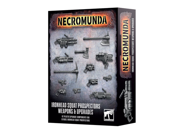 Gamers Guild AZ Necromunda Necromunda: Ironhead Squat Prospectors Weapons and Upgrades (Pre-Order) Games-Workshop