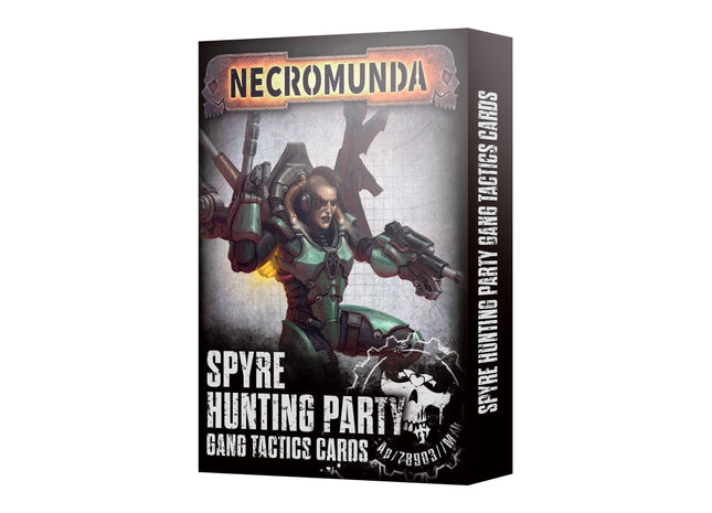 Gamers Guild AZ Necromunda Necromunda: Necro Spyre Hunting Party Gang Tactics Cards Games-Workshop