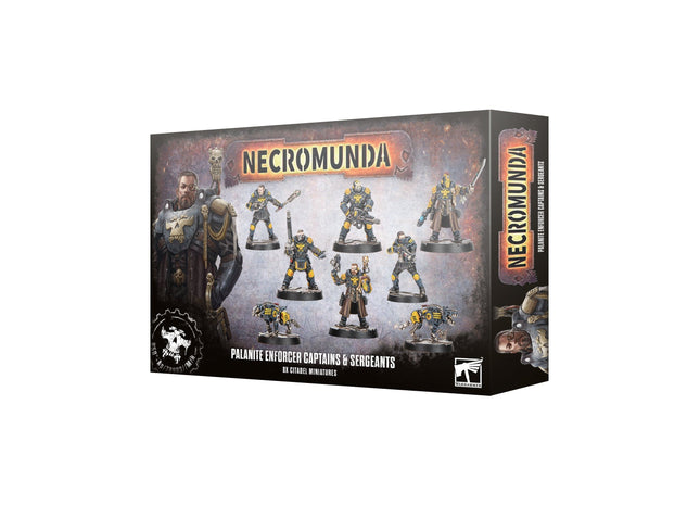 Gamers Guild AZ Necromunda Necromunda: Palanite Enforcers: Captains & Sergeants (Pre-Order) Games-Workshop
