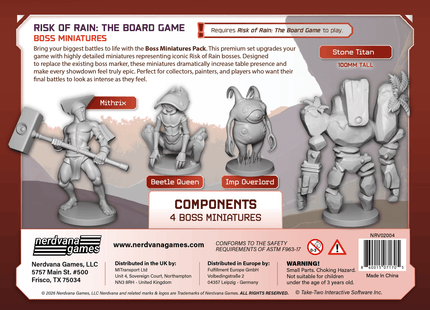 Gamers Guild AZ Nerdvana Games Risk of Rain: The Board Game - Boss Miniatures (Pre-Order) Quartermaster Direct