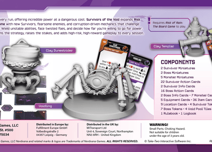 Gamers Guild AZ Nerdvana Games Risk of Rain: The Board Game - Survivors of the Void Expansion (Pre-Order) Quartermaster Direct