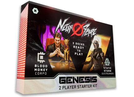 Gamers Guild AZ Neuroscape Neuroscape TCG: Genesis 2-Player Starter Kit - Blood Money / Static Storm Kickstarter