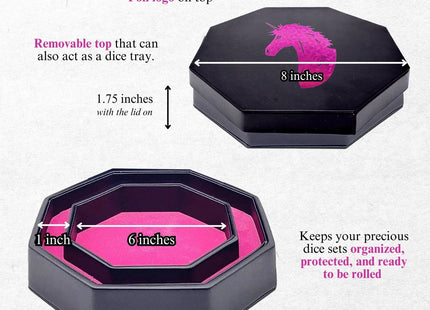 Gamers Guild AZ Norse Foundry Copy of Norse Foundry Tray of Holding - Pink Unicorn Norse Foundry