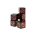 Gamers Guild AZ Norse Foundry Norse Foundry: +1/+1 & -1/-1 D6: The Dead Risen - Pack of 6 Metal Dice Norse Foundry