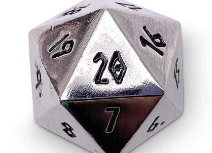 Gamers Guild AZ Norse Foundry Norse Foundry 25mm Metal Countdown Dice - Chainmail Silver Norse Foundry