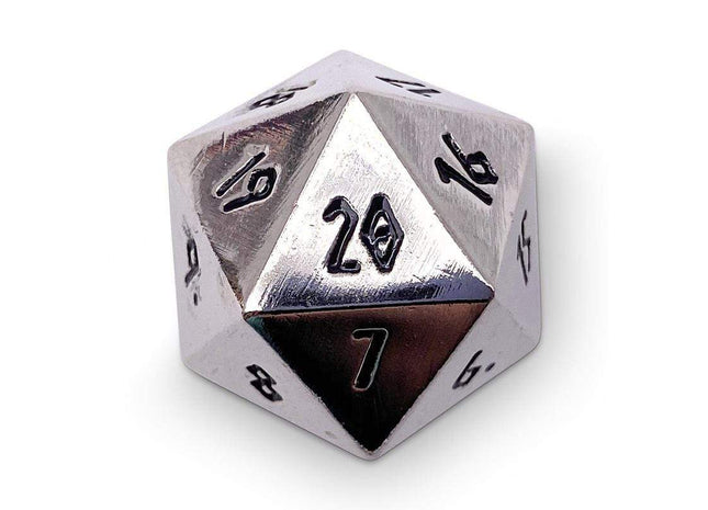 Gamers Guild AZ Norse Foundry Norse Foundry 25mm Metal Countdown Dice - Chainmail Silver Norse Foundry