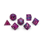 Gamers Guild AZ Norse Foundry Norse Foundry Aluminum Dice - Cosmic Horror - Nimbus 7 Piece Rpg Set Norse Foundry