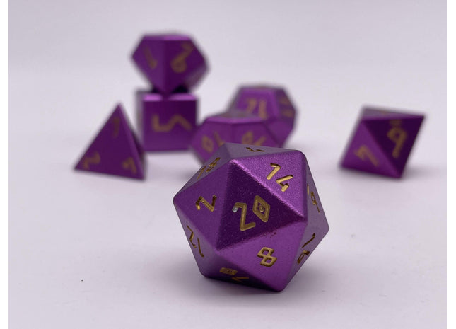 Gamers Guild AZ Norse Foundry Norse Foundry Aluminum Orb Dice - 7-Piece Set - Orb of Bardic Knowledge Norse Foundry