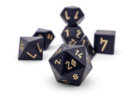 Gamers Guild AZ Norse Foundry Norse Foundry Aluminum Orb Dice - 7-Piece Set - Orb of Disintegration Norse Foundry