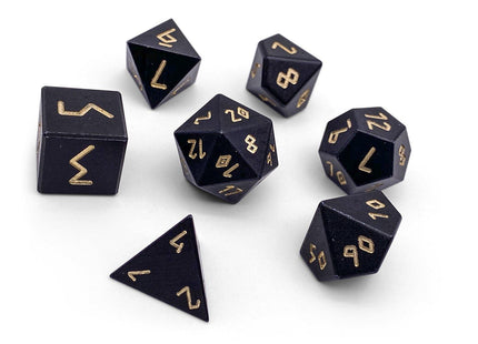 Gamers Guild AZ Norse Foundry Norse Foundry Aluminum Orb Dice - 7-Piece Set - Orb of Disintegration Norse Foundry