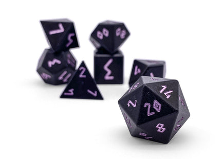 Gamers Guild AZ Norse Foundry Norse Foundry Aluminum Orb Dice - 7-Piece Set - Orb of Paralysis Norse Foundry