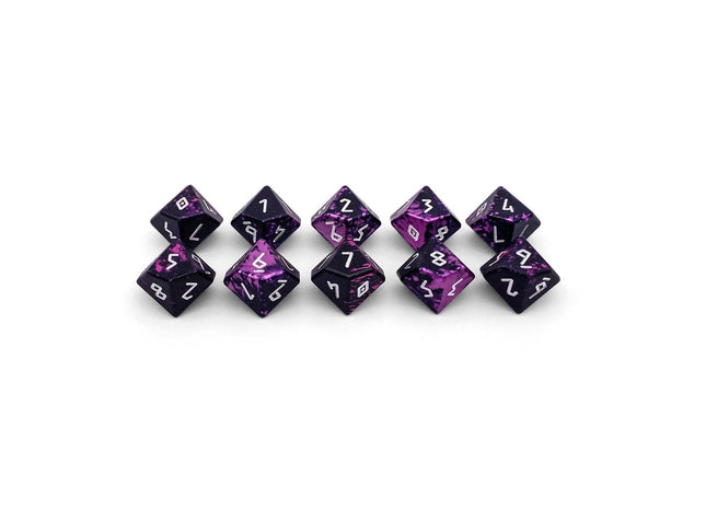 Gamers Guild AZ Norse Foundry Norse Foundry Aluminum Wondrous Dice - 10 piece D10 - Eldritch Norse Foundry