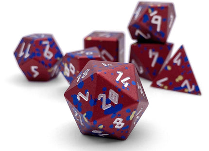 Gamers Guild AZ Norse Foundry Norse Foundry Aluminum Wondrous Dice - 7-Piece Set - Barbarians Rage Norse Foundry