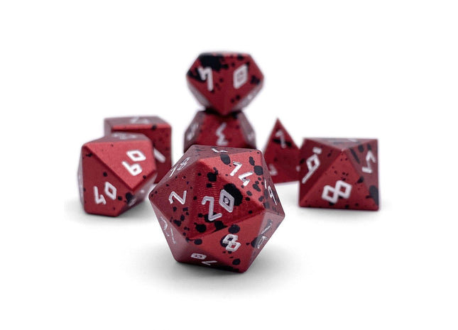 Gamers Guild AZ Norse Foundry Norse Foundry Aluminum Wondrous Dice - 7-Piece Set - Berserker's Frenzy Norse Foundry