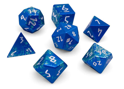 Gamers Guild AZ Norse Foundry Norse Foundry Aluminum Wondrous Dice - 7-Piece Set - Bullywug Norse Foundry
