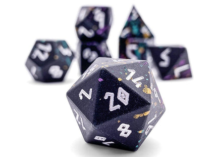 Gamers Guild AZ Norse Foundry Norse Foundry Aluminum Wondrous Dice - 7-Piece Set - Court Jester Norse Foundry