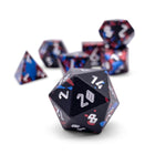 Gamers Guild AZ Norse Foundry Norse Foundry Aluminum Wondrous Dice - 7-Piece Set - Dark Circus Norse Foundry