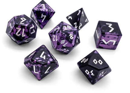 Gamers Guild AZ Norse Foundry Norse Foundry Aluminum Wondrous Dice - 7-Piece Set - Dracolich Norse Foundry