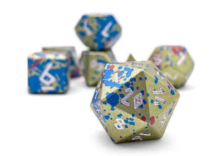 Gamers Guild AZ Norse Foundry Norse Foundry Aluminum Wondrous Dice - 7-Piece Set - Easter Egg Norse Foundry