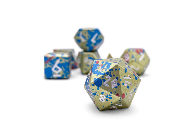 Gamers Guild AZ Norse Foundry Norse Foundry Aluminum Wondrous Dice - 7-Piece Set - Easter Egg Norse Foundry
