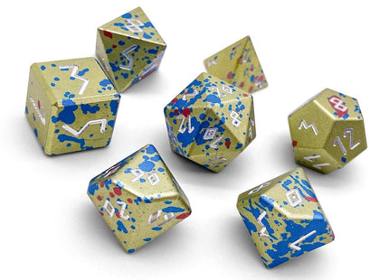 Gamers Guild AZ Norse Foundry Norse Foundry Aluminum Wondrous Dice - 7-Piece Set - Easter Egg Norse Foundry