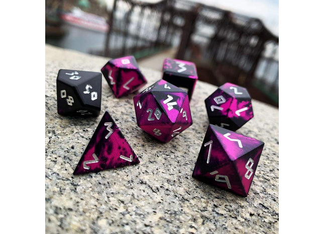Gamers Guild AZ Norse Foundry Norse Foundry Aluminum Wondrous Dice - 7-Piece Set - Eldritch Norse Foundry