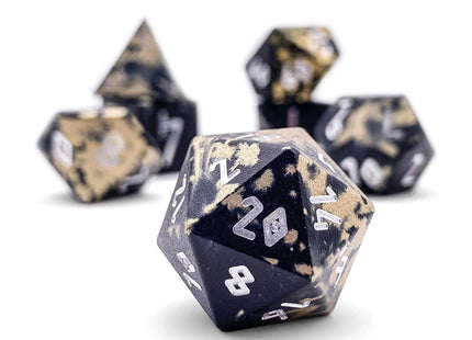 Gamers Guild AZ Norse Foundry Norse Foundry Aluminum Wondrous Dice - 7-Piece Set - Great Void Norse Foundry
