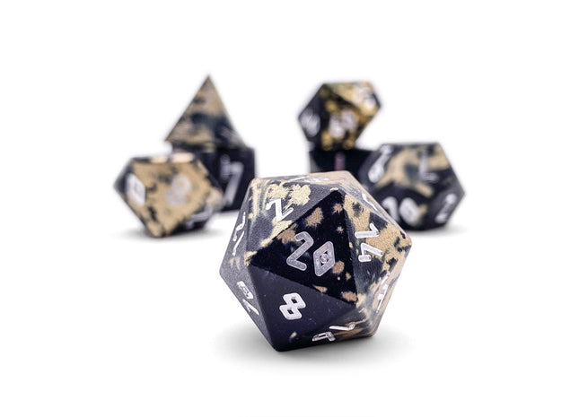 Gamers Guild AZ Norse Foundry Norse Foundry Aluminum Wondrous Dice - 7-Piece Set - Great Void Norse Foundry