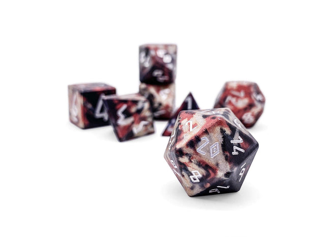 Gamers Guild AZ Norse Foundry Norse Foundry Aluminum Wondrous Dice - 7-Piece Set - Lich King Norse Foundry
