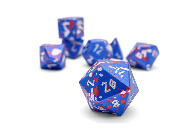 Gamers Guild AZ Norse Foundry Norse Foundry Aluminum Wondrous Dice - 7-Piece Set - Merchant's Favor Norse Foundry