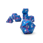Gamers Guild AZ Norse Foundry Norse Foundry Aluminum Wondrous Dice - 7-Piece Set - Miami Dice Norse Foundry
