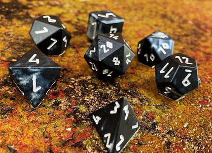 Gamers Guild AZ Norse Foundry Norse Foundry Aluminum Wondrous Dice - 7-Piece Set - Mummy Lord Norse Foundry