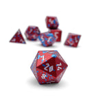 Gamers Guild AZ Norse Foundry Norse Foundry Aluminum Wondrous Dice - 7-Piece Set - Old Glory Norse Foundry