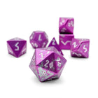 Gamers Guild AZ Norse Foundry Norse Foundry Aluminum Wondrous Dice - 7-Piece Set - Pixie Dust Norse Foundry