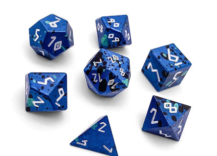 Gamers Guild AZ Norse Foundry Norse Foundry Aluminum Wondrous Dice - 7-Piece Set - The Mystery Die Norse Foundry