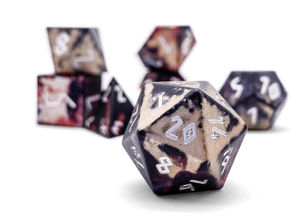 Gamers Guild AZ Norse Foundry Norse Foundry Aluminum Wondrous Dice - 7-Piece Set - Vampire Lord Norse Foundry