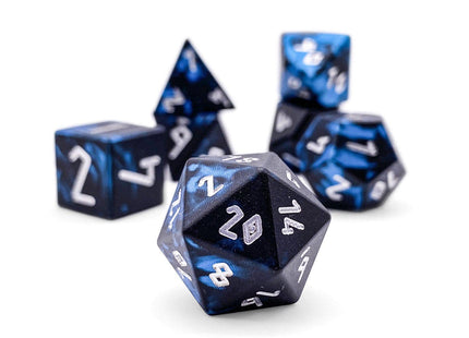 Gamers Guild AZ Norse Foundry Norse Foundry Aluminum Wondrous Dice - 7-Piece Set - Willow O' Wisp Norse Foundry