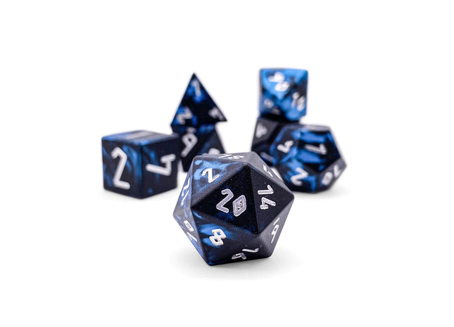 Gamers Guild AZ Norse Foundry Norse Foundry Aluminum Wondrous Dice - 7-Piece Set - Willow O' Wisp Norse Foundry
