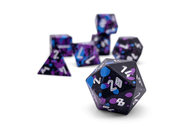Gamers Guild AZ Norse Foundry Norse Foundry Aluminum Wondrous Dice - 7-Piece Set - Wizard Apprentice Norse Foundry