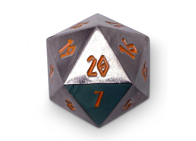 Gamers Guild AZ Norse Foundry Norse Foundry: Black Lava Metal Countdown Dice 25mm Norse Foundry