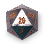 Gamers Guild AZ Norse Foundry Norse Foundry: Black Lava Metal Countdown Dice 25mm Norse Foundry