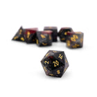 Gamers Guild AZ Norse Foundry Norse Foundry: Bloodstone - Pebble RPG Set Gemstone Dice Norse Foundry