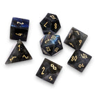 Gamers Guild AZ Norse Foundry Norse Foundry: Blue Labradorite - 7 Piece RPG Set Gemstone Dice Norse Foundry